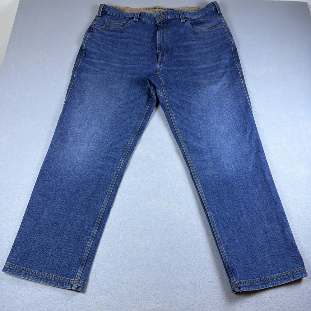 Duluth Trading Flex Ballroom Jeans Mens 40x29 Blue Relaxed Fit Medium Wash